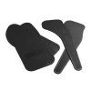 Rubber floormat set, black: Serveta