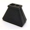 Rubber points type regulator/rectifier cover