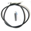 Speedometer cable: Italian (black) after 1963, DL/GP, Series 3, Serveta, 2.5mm