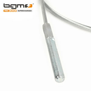 BGM rear brake cable inner, threaded end