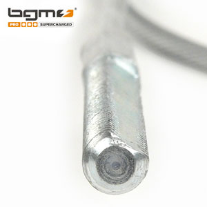 BGM rear brake cable inner, threaded end