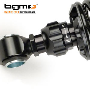 BGM adjustable rear shock Lambretta: black