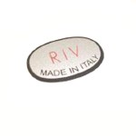 "RIV" sticker for shock absorbers, silver