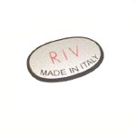 Sticker for shock absorbers "RIV", silver