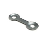 Chain guide tab washer