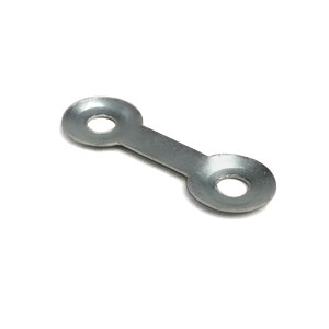Chain guide tab washer