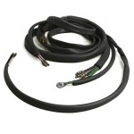 Wiring Loom: Lambretta 2 hole brake switch, (AC)  (black)