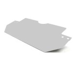 Center stand splash plate: Series 1-2 (early)