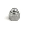 Wheel to hub nut: domed, Zinc