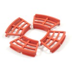 Disc brake grills: Red