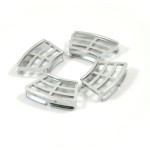 Disc brake grills: Chrome