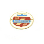 Lambretta round crest badge (50mm)