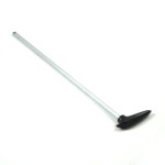 Fuel tap control rod:  J-range, black plastic