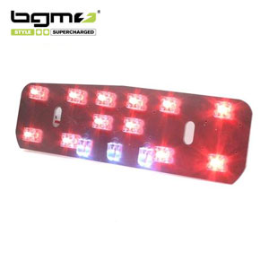 BGM 12v LED tail light reflector: Series 1-2 Lambretta