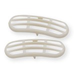 Pair of plastic side panel grilles: LD