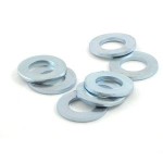 8mm flat washer: Zinc