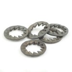 10mm internal serrated washer: Zinc