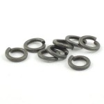 6mm hi-collar lock washer: Zinc