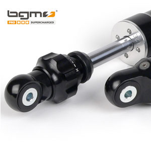 BGM adjustable front dampers Lambretta: black