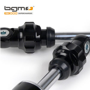 BGM adjustable front dampers Lambretta: black