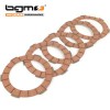 BGM Superstrong racing red clutch cork plates : set of 5