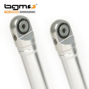 BGM 6T front dampers, Lambretta: silver