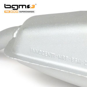BGM MRB big box clubman exhaust (v4.0): silver