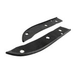 Leg shield to mudguard rubber, black: LI, Serveta