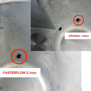 BGM Pro faster flow carburetor (without autolube): 26/26mm