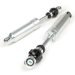BGM adjustable front dampers Lambretta: silver