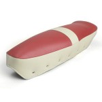 Bench seat cover: Red/Cream