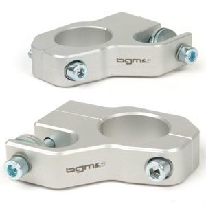 BGM upper damper mounts: silver