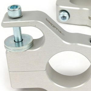 BGM upper damper mounts: silver