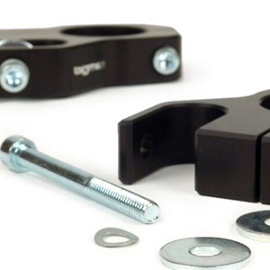 BGM upper damper mounts: black