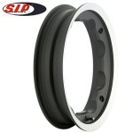 SIP tubeless wheel rim: Lambretta black with polish edge 2.10x10