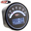 SIP speedometer/tach, black face: Lambretta Series 1-2