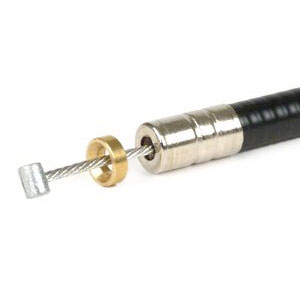 BGM teflon lined choke cable (long): black