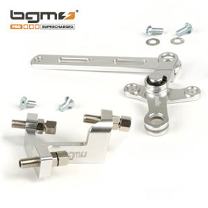 BGM cable adjuster block and gear swivel linkage set: silver Lambretta BGM cable adjuster block and gear swivel linkage set: silver Lambretta