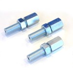 Gear/Clutch cable adjuster set, extended: zinc plated