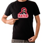Denver James "HATED" T Shirt: Black