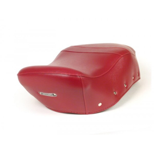 Bench seat cover, red: Giuliari 'Wide-back' frame