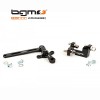 BGM cable adjuster block and gear swivel linkage set: black Lambretta