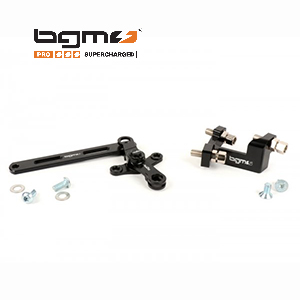 BGM cable adjuster block and gear swivel linkage set: black Lambretta BGM cable adjuster block and gear swivel linkage set: black Lambretta