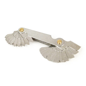 Thread pitch gauge, metric .25mm - 6.00mm Thread pitch gauge, metric .25mm - 6.00mm