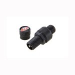 SIP tubeless wheel rim air valve assembly: black