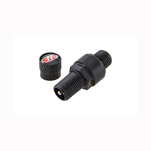 SIP tubeless wheel rim air valve assembly: black