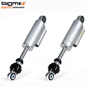 BGM PRO F16 COMPETITION adjustable front dampers Lambretta: silver