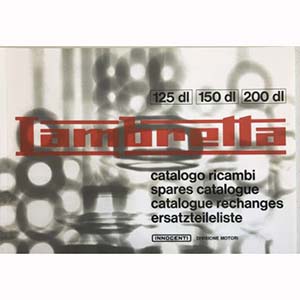 Lambretta DL/GP parts catalog, book