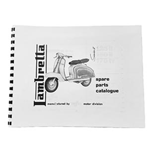 Lambretta series 2 parts catalog, book