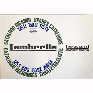 Lambretta series 3 parts catalog, book Lambretta series 3 parts catalog, book